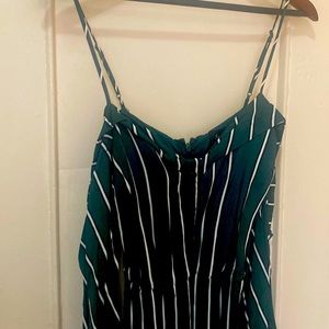 Greed and white sexy dress /size medium